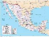 Mapa de carreteras de Mxico